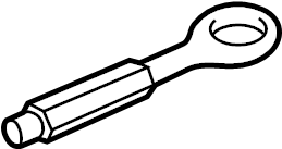 View 97072155102 Tow Hook (Rear) Full-Sized Product Image