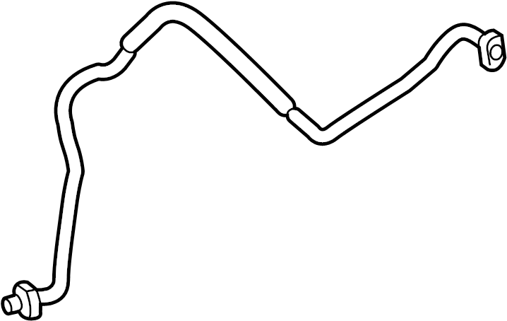 View 9A257309903 A/C Refrigerant Suction Hose (Rear) Full-Sized Product Image