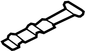 View 9P3915345 Hold. Down. Ground. Strap. Battery.  Full-Sized Product Image