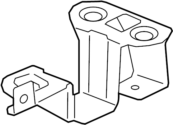 View 99135503301 ABS Modulator Bracket (Lower) Full-Sized Product Image