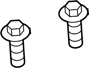 View 90037834601 Bolt. ABS. Pump. Bracket. (Upper, Lower) Full-Sized Product Image