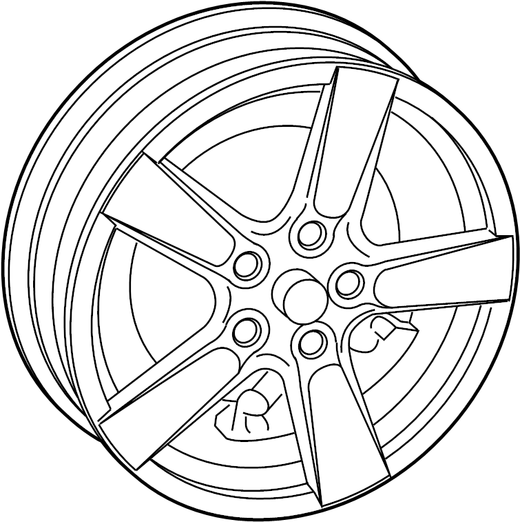 View 982601025B88Z Wheel Full-Sized Product Image