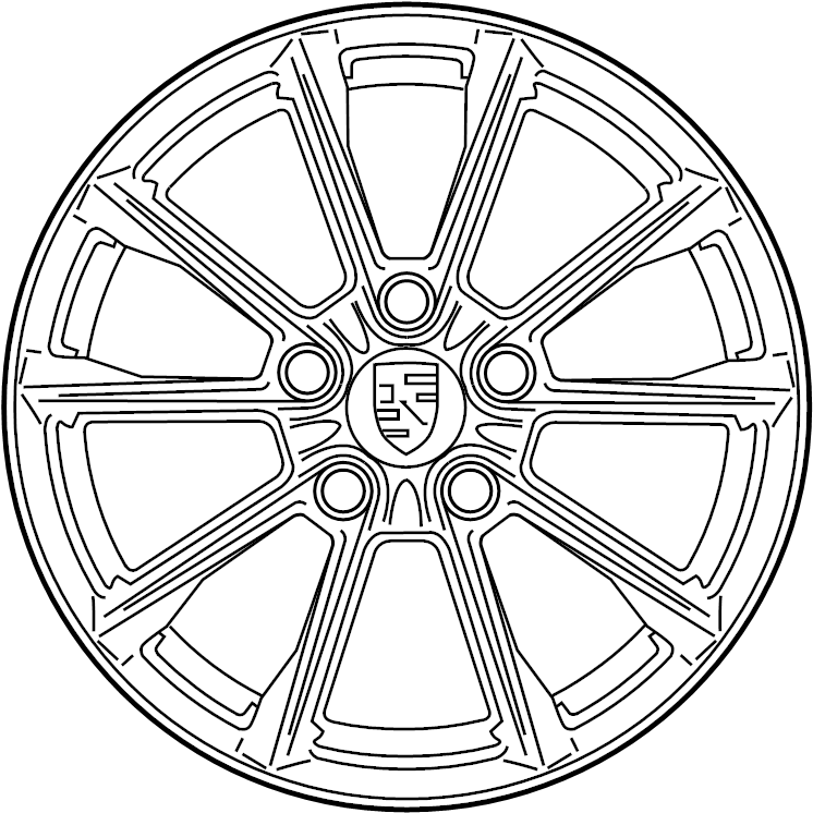 View 982601025AM88Z Wheel Full-Sized Product Image