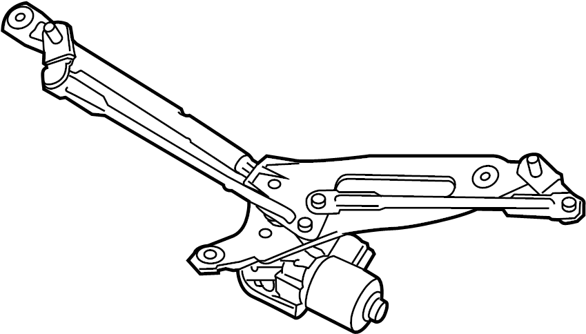 View 99162803509 Linkage. Wiper. Motor. (Front) Full-Sized Product Image