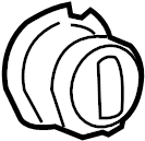 View 97061353309DML Headlight Switch Full-Sized Product Image