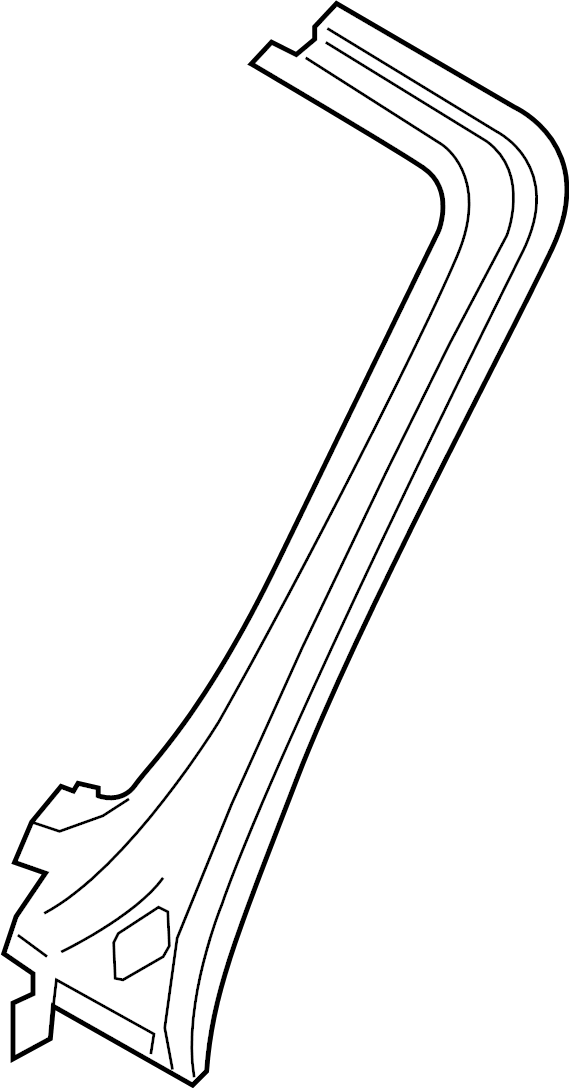 View 98150220500GRV Windshield Frame Full-Sized Product Image