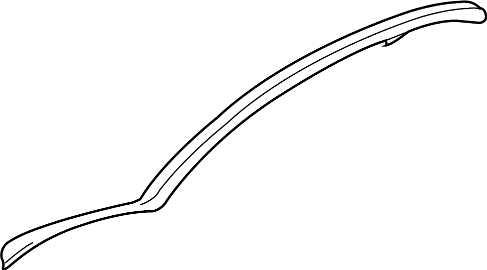 View 98153707704 Windshield Frame Weatherstrip Seal (Upper, Lower) Full-Sized Product Image