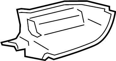 View 981555525001E0 Windshield Post Trim Cap Full-Sized Product Image
