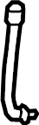 View 98150439703 Convertible Top Stowage Compartment Drain Hose Full-Sized Product Image