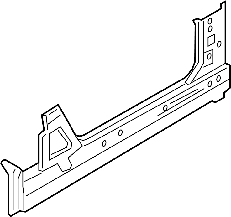 View 99150115803GRV Floor Side Rail (Front) Full-Sized Product Image