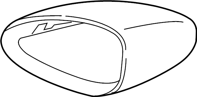 View 982858653G2X Door Mirror Housing Full-Sized Product Image