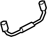 View 99635296131 Brake Hydraulic Line Full-Sized Product Image