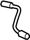 View 98135558103 Brake Hydraulic Line Full-Sized Product Image
