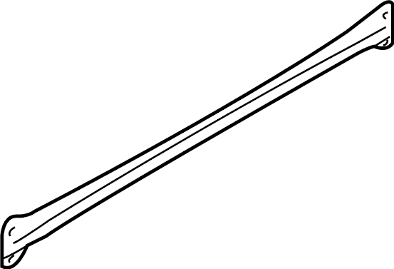 View 982505475 Suspension Crossmember Reinforcement Bracket (Rear) Full-Sized Product Image
