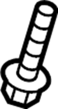 View 99907287701 Suspension Control Arm Bolt (Front, Rear, Lower) Full-Sized Product Image