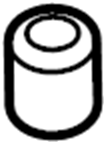 View 99950426201 Strut tower insert. THREADED INSERT.  Full-Sized Product Image