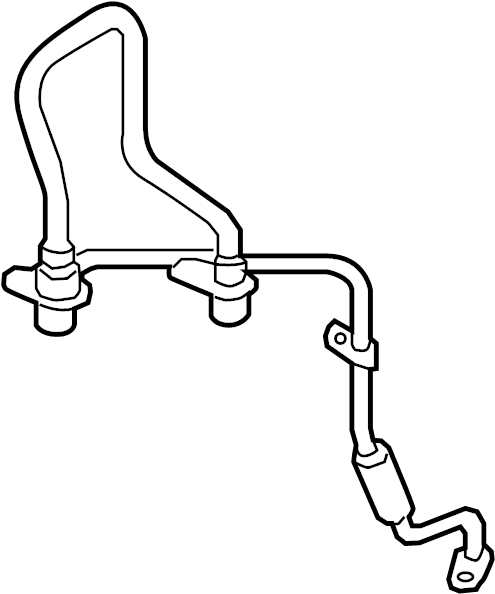 View 9A210722003 Turbocharger Outlet Tube Full-Sized Product Image