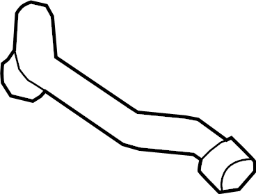 View 9P1121611 Radiator Coolant Hose (Upper, Lower) Full-Sized Product Image