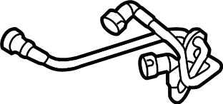 View 9GT121533 Engine Coolant Overflow Hose Full-Sized Product Image