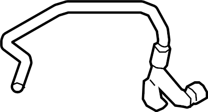 View 982121030 Radiator Coolant Hose Full-Sized Product Image