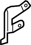 View 982121383C Radiator Mount Bracket (Lower) Full-Sized Product Image