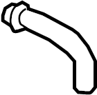 View 982121101C Engine Coolant Hose. Radiator Coolant Hose. Return hose. Water hose.  Full-Sized Product Image