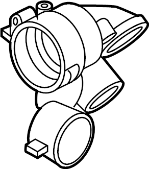 View 0PB121116B Engine Coolant Thermostat Housing. Engine Coolant Thermostat Kit. Thermostat hsng. Z THERMOSTAT HOUSING.  Full-Sized Product Image