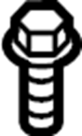 View PAF008836 Pump. Bolt. Water. Engine. Pulley. ASSEMBLY mount. Hexagon socket flat.  Full-Sized Product Image