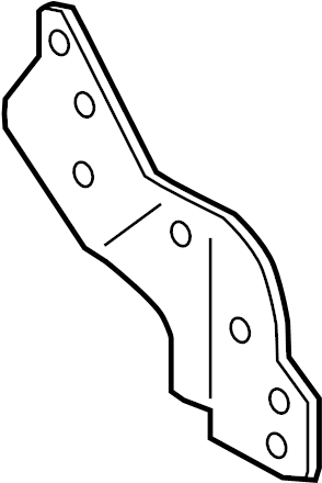 View 982251305C Exhaust Manifold Bracket Full-Sized Product Image