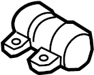 View 98111128000 Clamp. Muffler. Pipe. (Front, Rear) Full-Sized Product Image