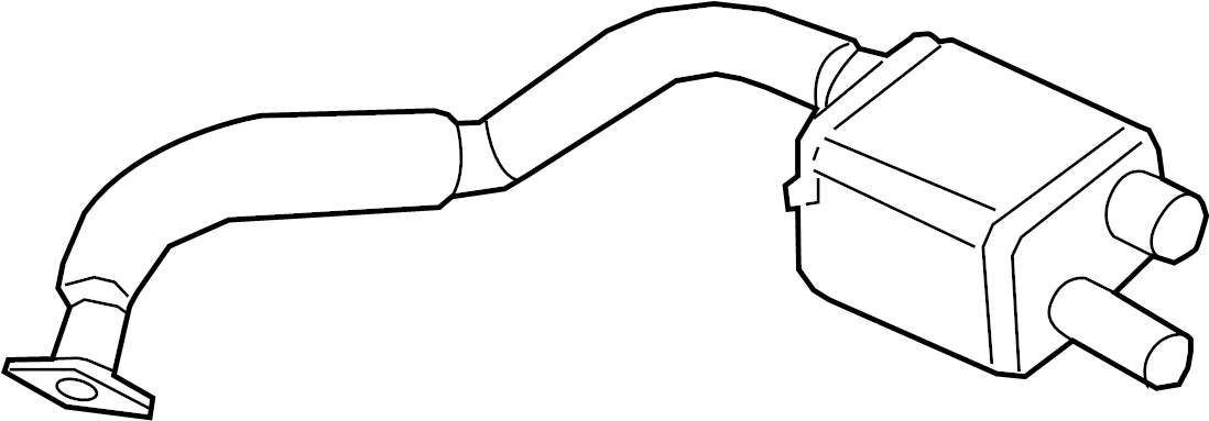 View 982251052E Exhaust Muffler (Rear) Full-Sized Product Image