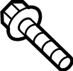View 99907353401 Screw. Hinge. Striker. (Lower) Full-Sized Product Image