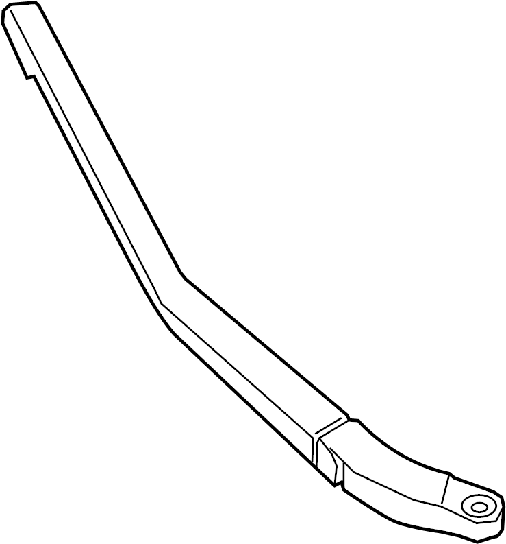 View 98162818101 Back Glass Wiper Arm (Rear) Full-Sized Product Image
