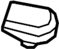 View 9P1955435 Back Glass Wiper Arm Cap Full-Sized Product Image
