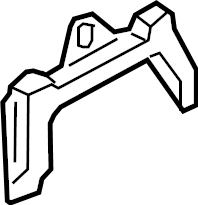 View 982807384 Bumper Cover Heat Shield Bracket (Lower) Full-Sized Product Image