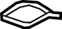 View PAB121809 Engine Coolant Reservoir Cap Seal Full-Sized Product Image