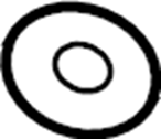 View 9A700792000 Engine Coolant Pipe O-Ring (Lower) Full-Sized Product Image
