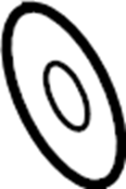 View 9A712113910 Valve. Gasket. Ring. Engine. Coolant.  Full-Sized Product Image