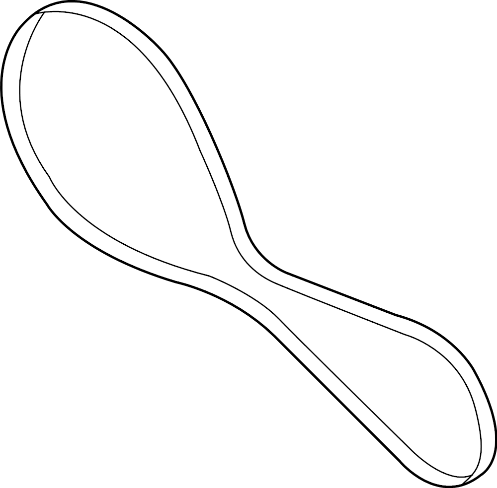 View 9A726084900 Accessory Drive Belt. POLY - RIB Belt. Serpentine Belt.  Full-Sized Product Image