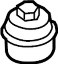 View 9A711531100 Engine Oil Filter Housing Cover Full-Sized Product Image