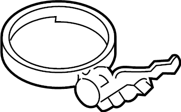 View PAB253725C Exhaust Manifold Clamp. Turbocharger Clamp.  Full-Sized Product Image