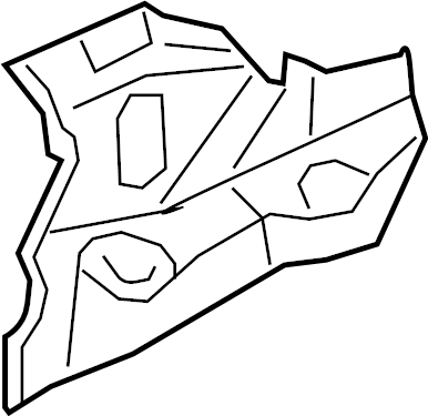 View 958399300E Engine Mount Heat Shield Full-Sized Product Image