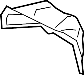 View 95882562100 Engine Compartment Insulation (Upper) Full-Sized Product Image