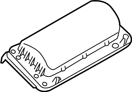View 9Y0880204P AIRBAG UNIT. Psngr air bag.  Full-Sized Product Image