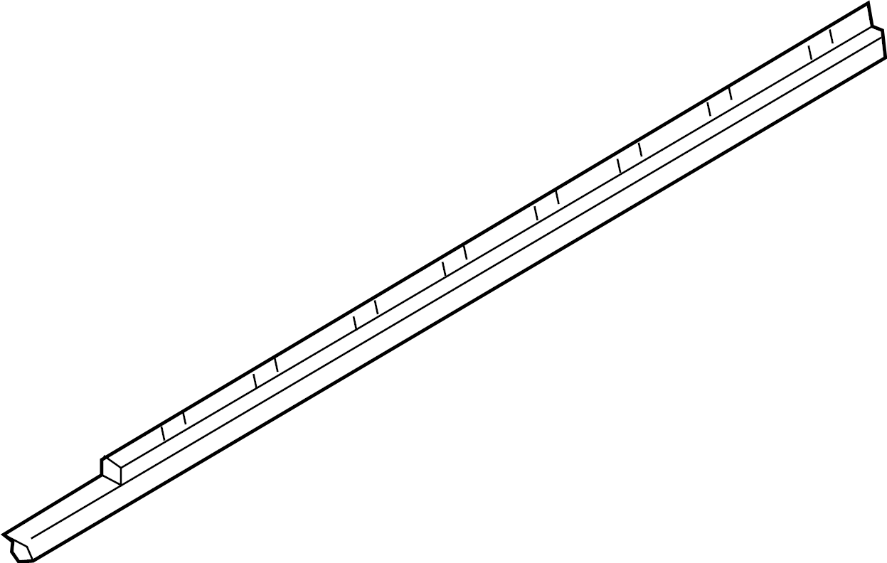 View 9Y0853720 Rocker Panel Molding Bracket (Front) Full-Sized Product Image