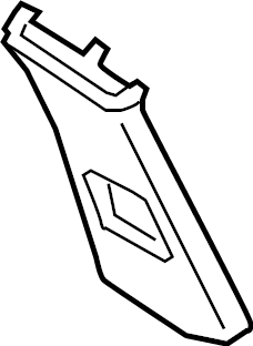 View 9Y3867244BOH7 Door Pillar Post Trim Set (Upper, Lower) Full-Sized Product Image