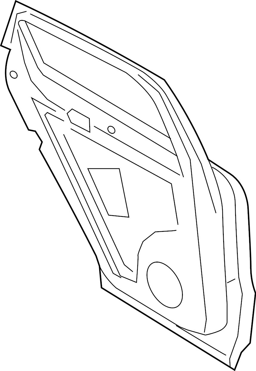 View 9Y0833051DYGRV Door Shell Full-Sized Product Image