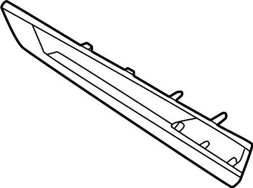 View 9Y0867062EIW1 Molding. Trim panel for door. (Upper) Full-Sized Product Image