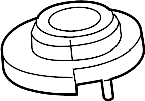 View PAB512297 Coil Spring Insulator (Upper, Lower) Full-Sized Product Image