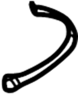 View YQR10075 Hood Release Cable Clip Full-Sized Product Image